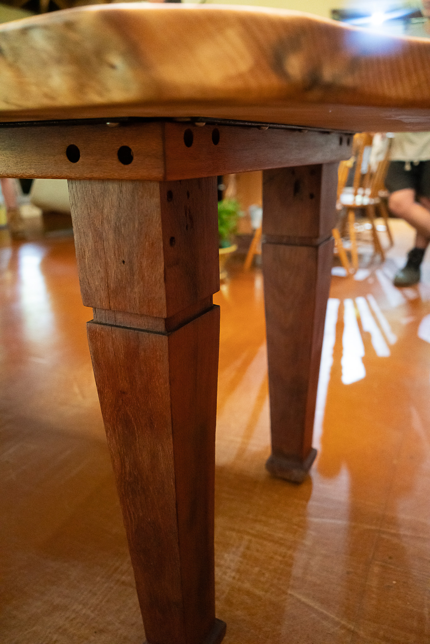 Hoop pine fmaily dining table byron bay